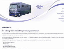 Tablet Screenshot of horsetrucks.nl